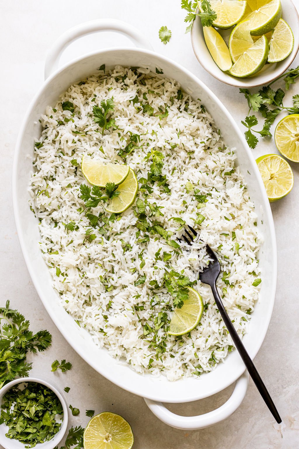 Effortless Oven Baked Cilantro Lime Rice: A Set-and-Forget Recipe
